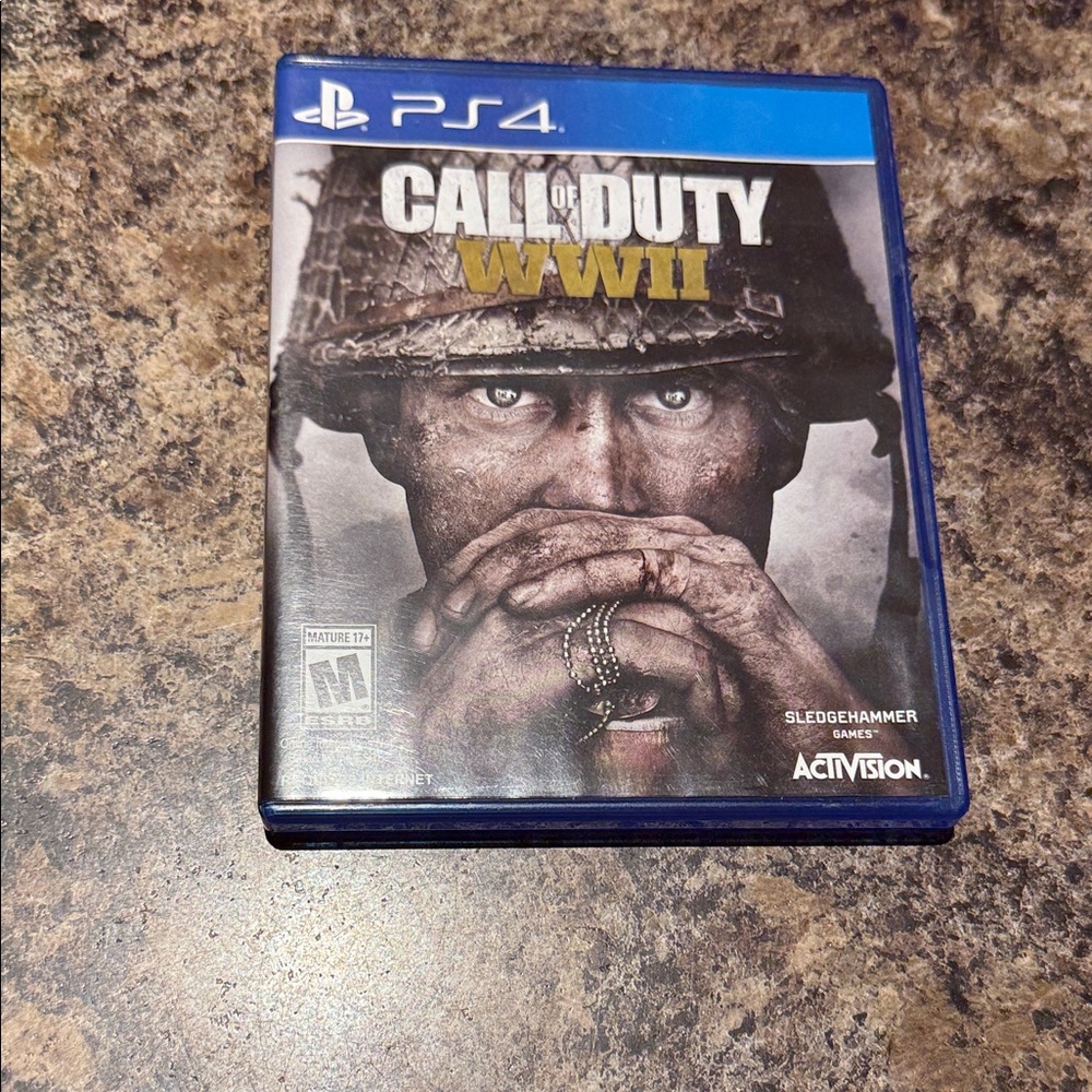 Call of Duty WWII PS4 Game - Black, Gold